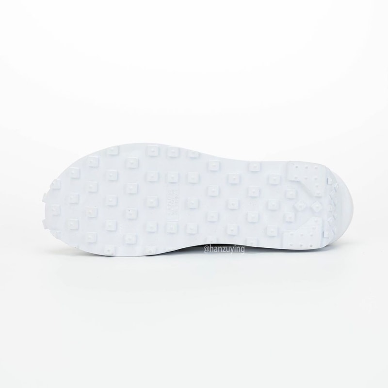近賞 sacai x Nike LDWaffle 最新全白配色完整面貌