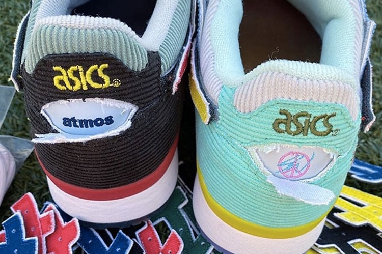 Sean Wotherspoon 再曝光 ASICS x atmos 燈芯絨三方聯名鞋款
