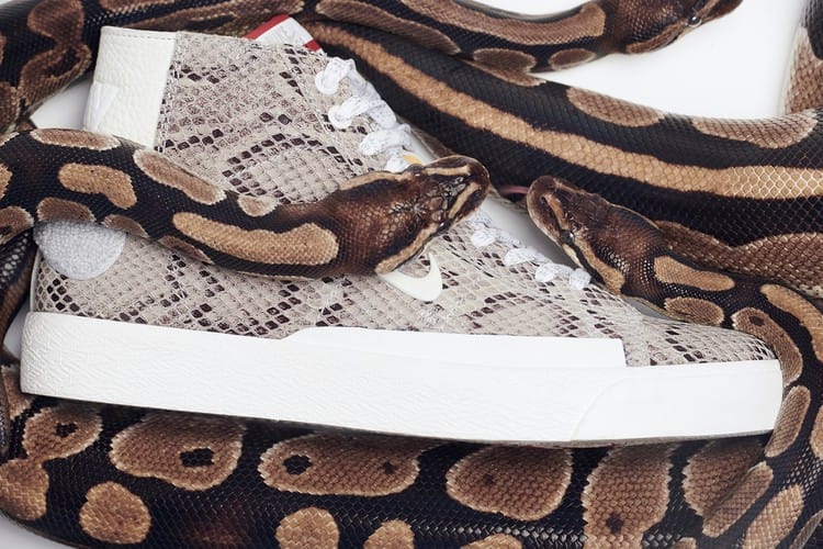 Soulland x Nike SB Blazer 全新蛇紋皮革聯乘鞋款發佈