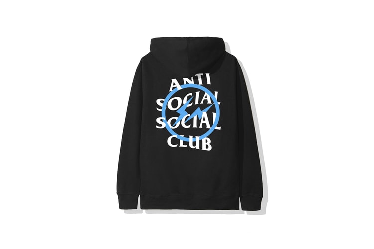 Day 13:送出 fragment design x Anti Social Social Club Blue Bolt 聯名系列連帽衛衣