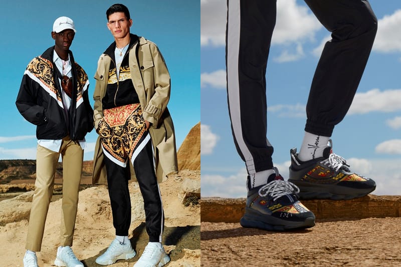 奢華運動鞋造型演繹！Versace 全新 2020 早春系列