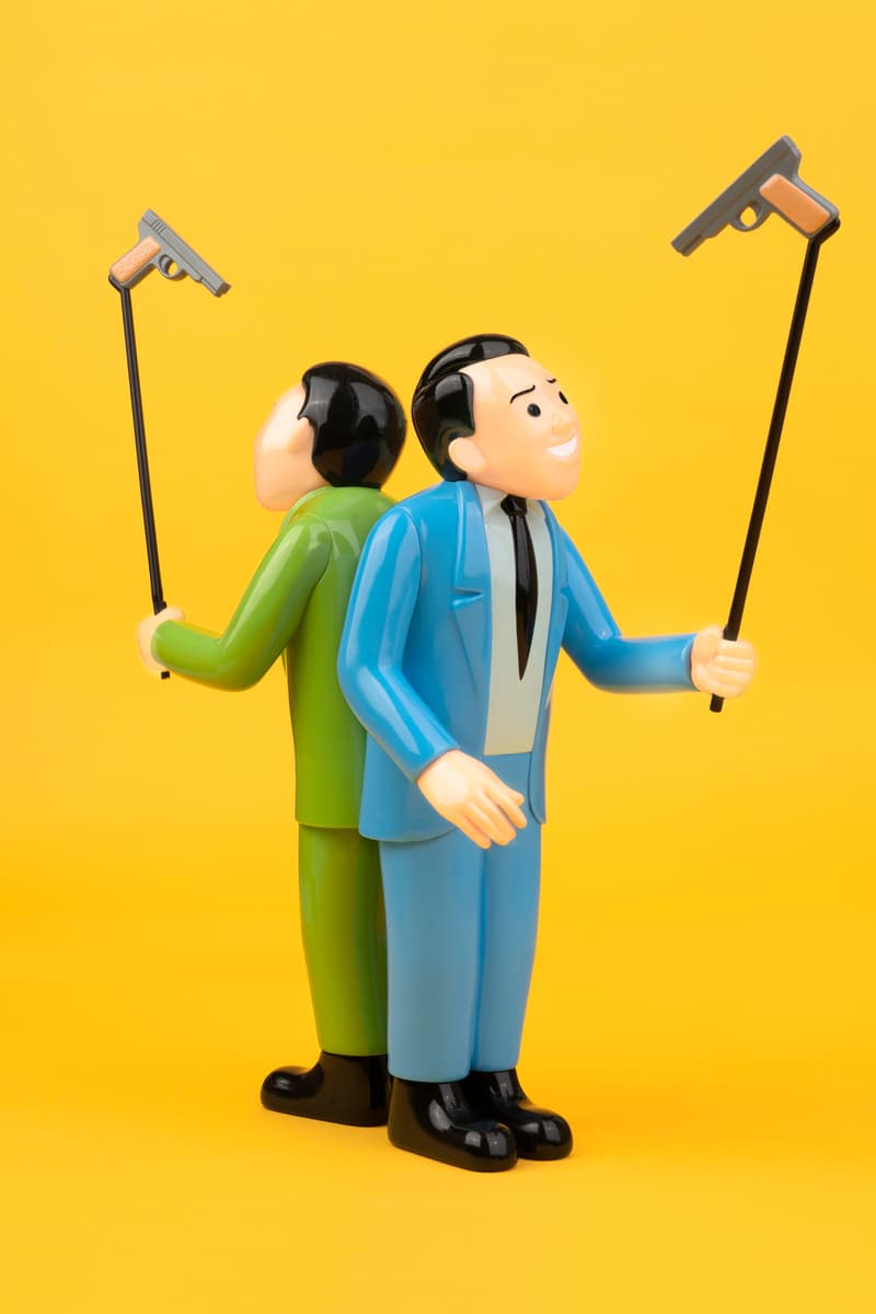 AllRightsReserved 追加 Joan Cornellà 10" Selfie Gun 搪膠公仔藍色版