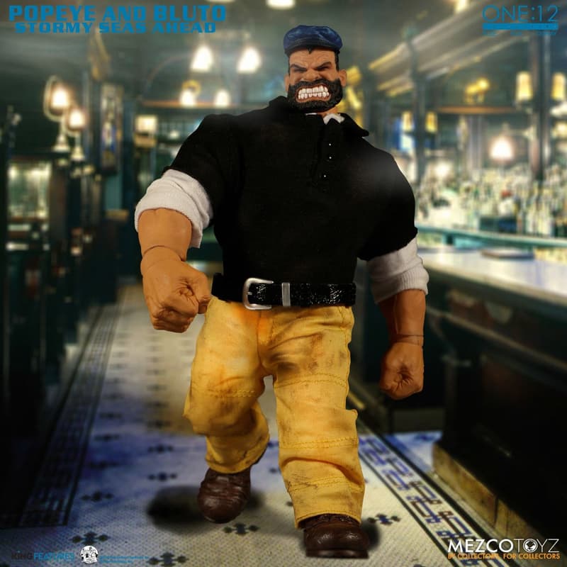 童年回憶 − 玩具品牌 MEZCO 推出「Popeye & Bluto」雙人組合套裝公仔