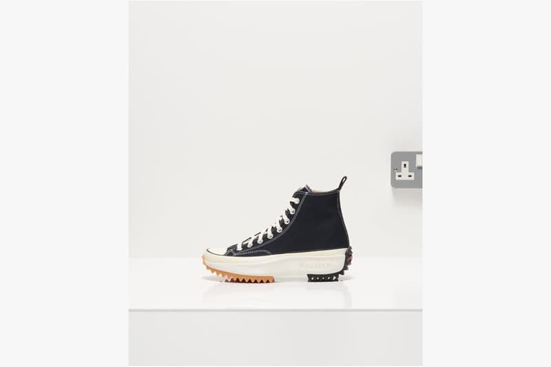 Converse x JW Anderson Run Star Hike 全黑配色鞋款重新上架