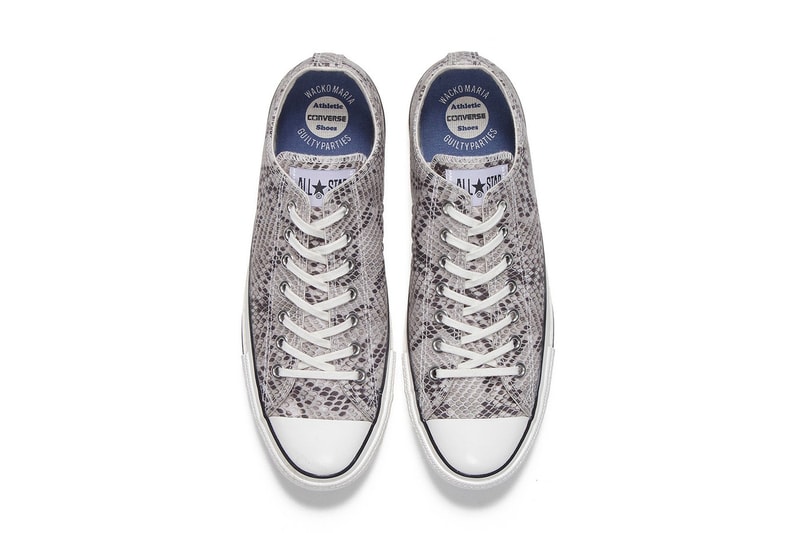 極速再合作－Wacko Maria x Converse 攜手打造別注蟒紋鞋款