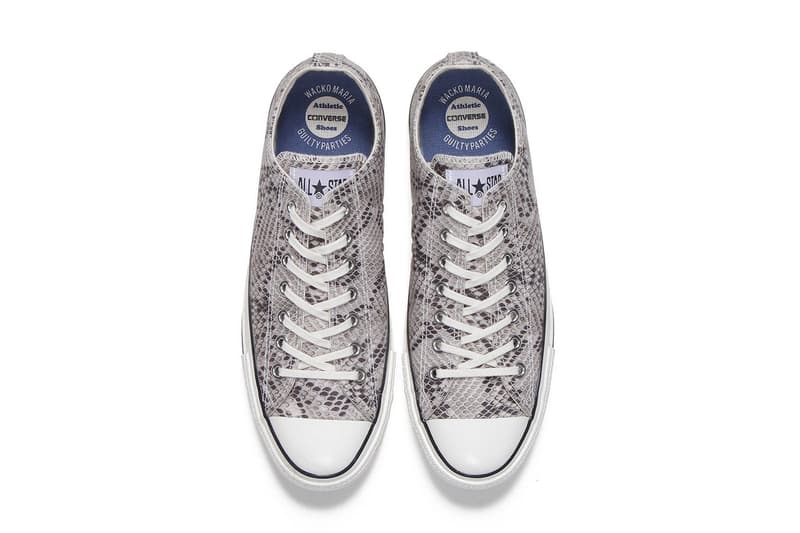 極速再合作-Wacko Maria x Converse 攜手打造別注蟒紋鞋款