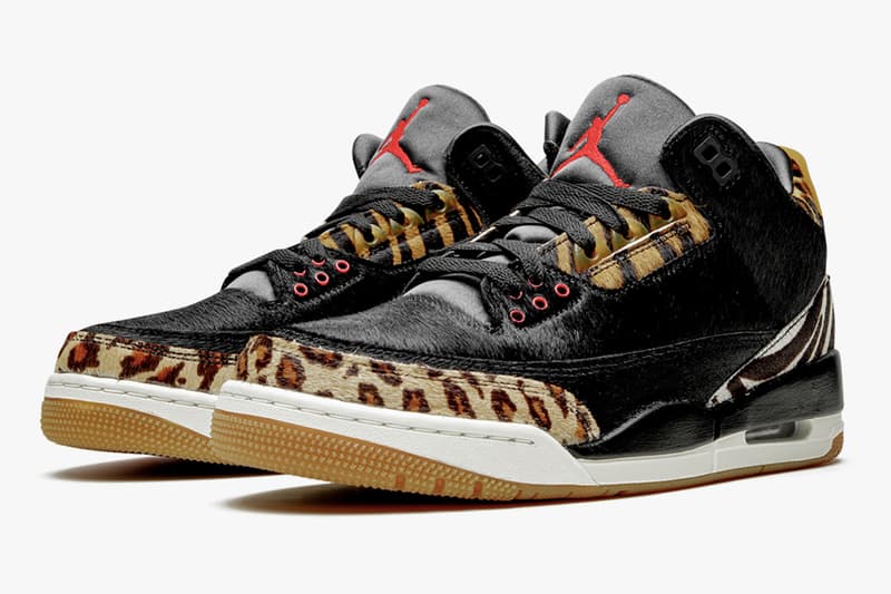 atmos 別注?!Air Jordan 3 推出混合動物紋「Animal Pack」