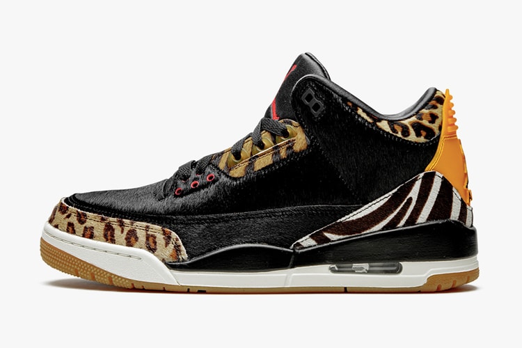 atmos 別注?!Air Jordan 3 推出混合動物紋「Animal Pack」