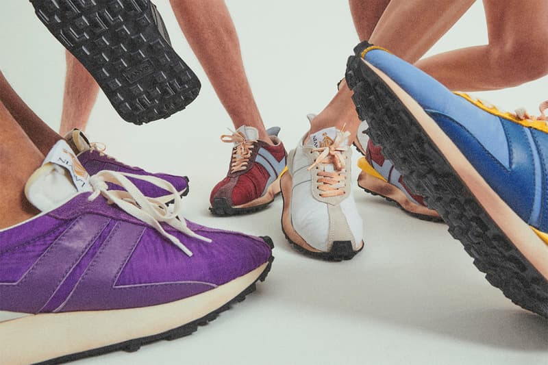 70 年代競速跑鞋時尚化・Lanvin 2020 春夏復古跑鞋機種 Bumper Sneaker