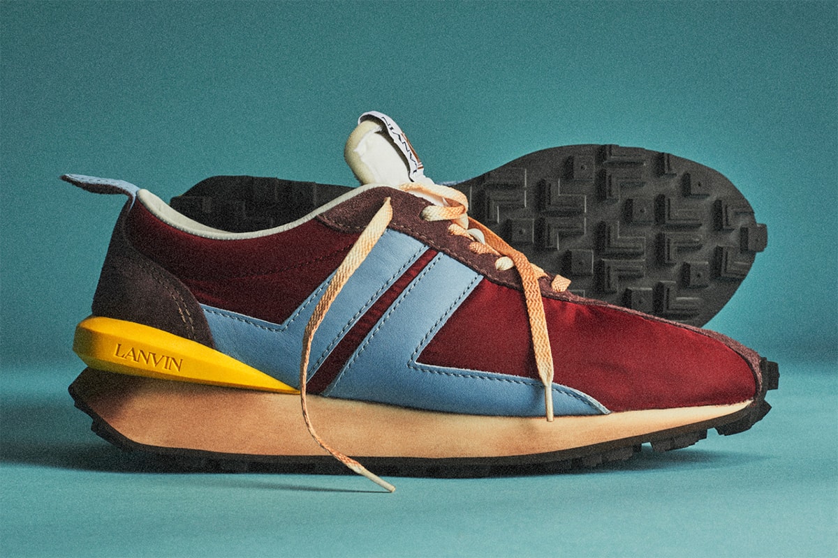 70 年代競速跑鞋時尚化・Lanvin 2020 春夏復古跑鞋機種 Bumper Sneaker