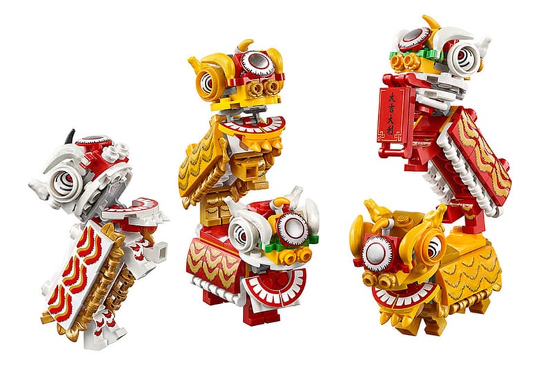 醒獅首次現身－LEGO 推出 2020 年農曆新年別注積木情景