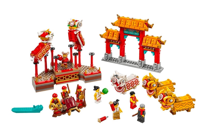 醒獅首次現身－LEGO 推出 2020 年農曆新年別注積木情景