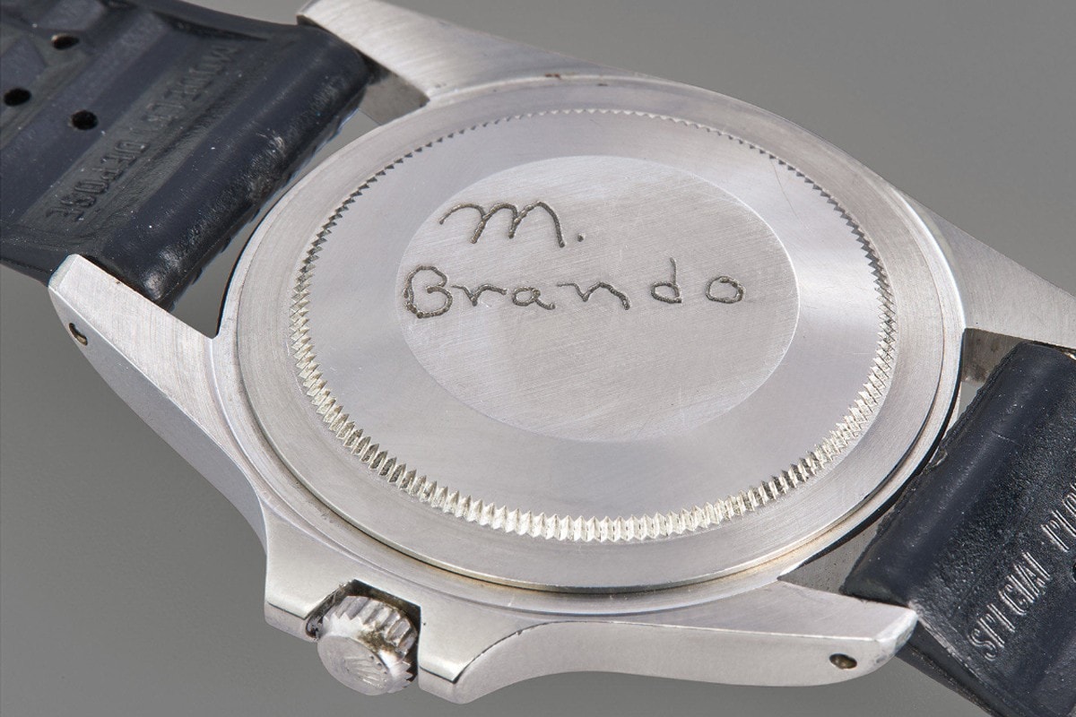 傳奇影帝 Marlon Brando 配戴 Rolex GMT-Master 腕錶以 $200 萬美元拍賣