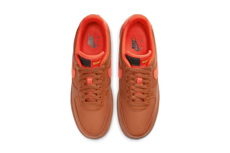 Nike Air Force 1 GORE-TEX 全新配色「Desert Orange」、「Obsidian」發佈