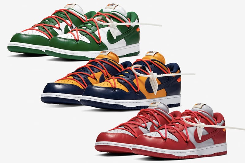 Off-White™ x Nike Dunk Low 最新聯名鞋款官方圖輯正式公開