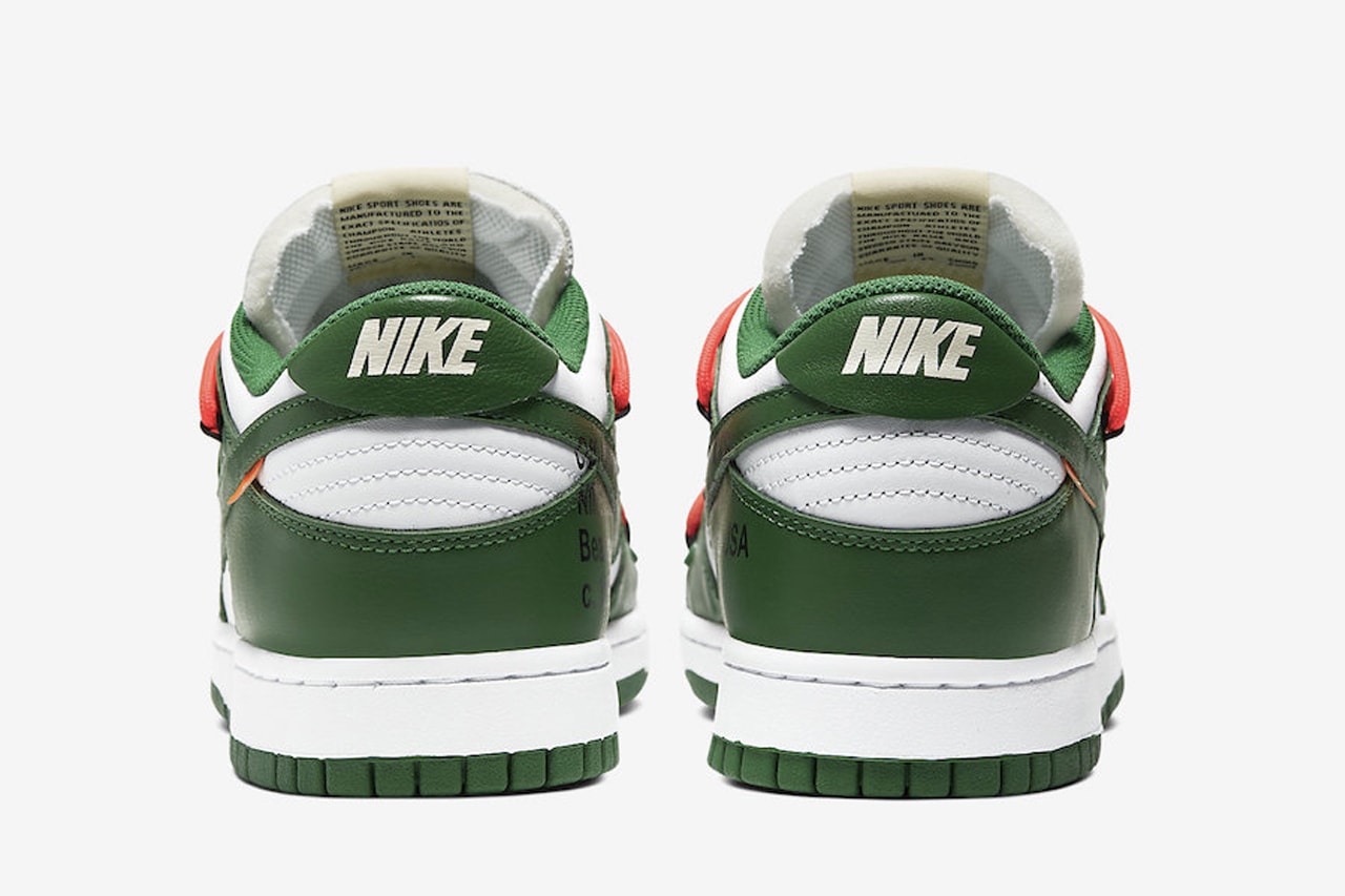 Off-White™ x Nike Dunk Low 最新聯名鞋款官方圖輯正式公開