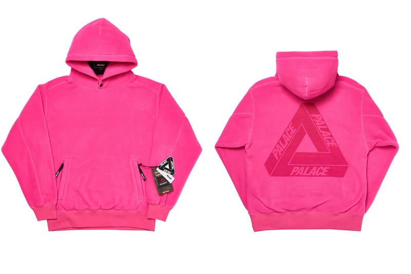 palace fleece hoodie