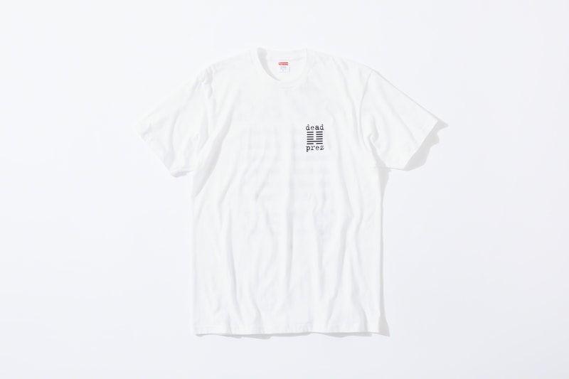 Supreme 攜手嘻哈組合 Dead Prez 發佈聯乘服裝系列