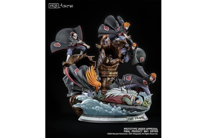 火之意志 Tsume Art 推出naruto 自來也vs 培因六道 臨死場景雕像 Hypebeast
