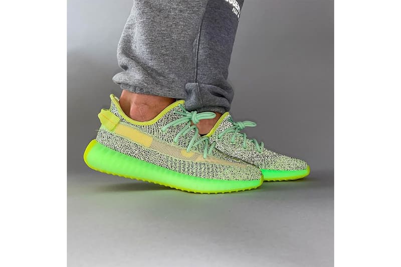 YEEZY BOOST 350 V2 最新配色「Yeezreel」反光版本實著預覽