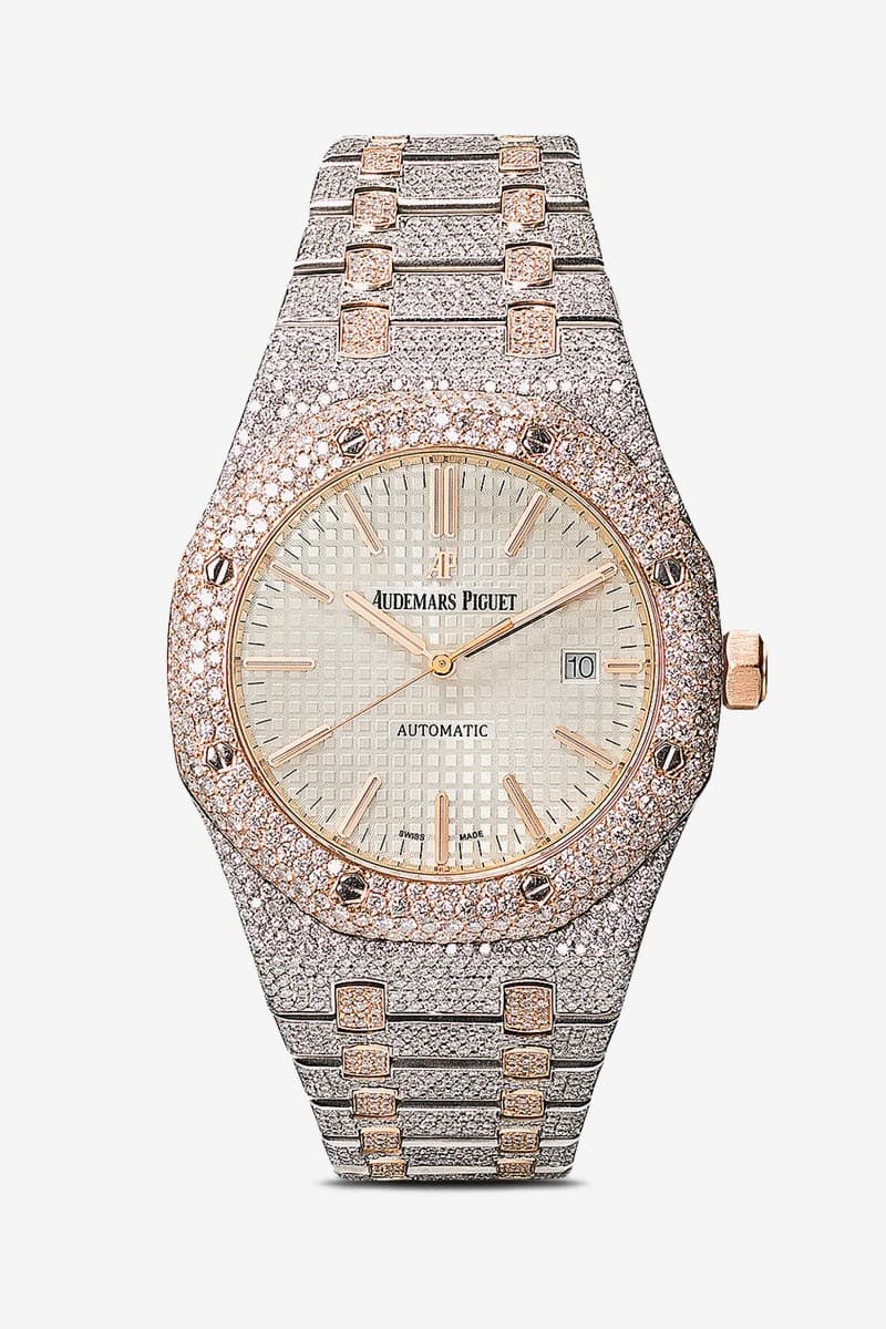 777 打造 Audemars Piguet 18K 玫瑰金 Royal Oak 鑽石腕錶