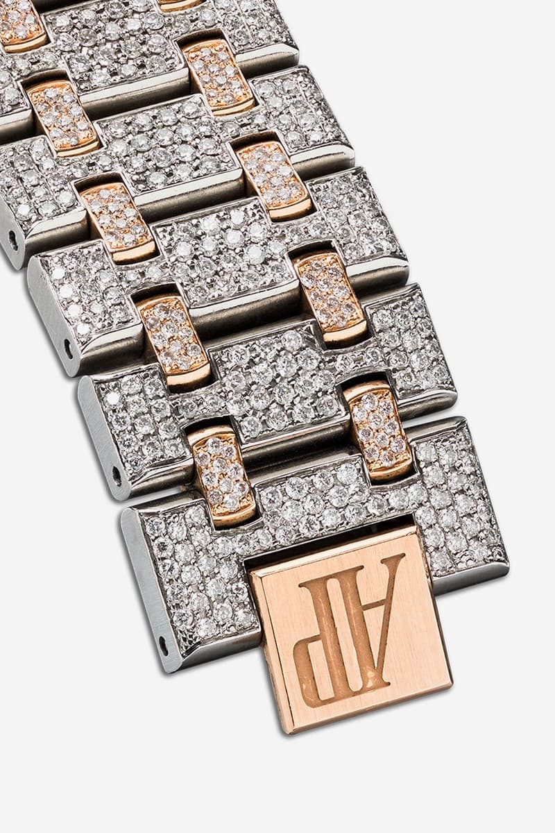 777 打造 Audemars Piguet 18K 玫瑰金 Royal Oak 鑽石腕錶 盡顯高調奢華。 編輯 : Leo Huang