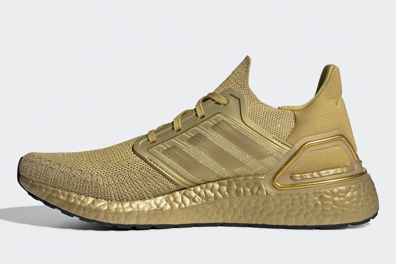 adidas ultra boost 20 gold metallic