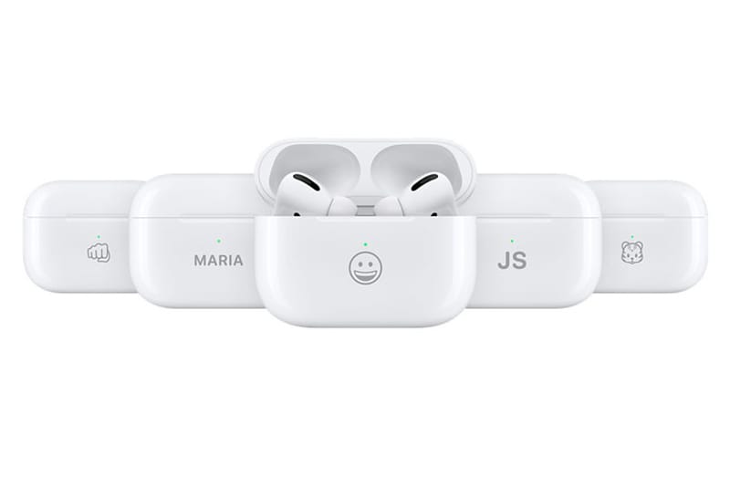 Apple 推出 AirPods 充電盒免費雕刻 Emojis 圖樣服務