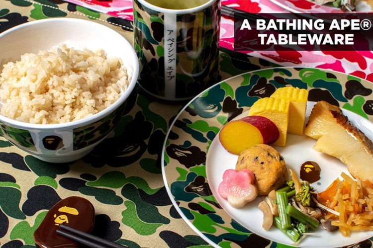 吃團猿飯 − A BATHING APE® 推出 ABC CAMO 迷彩餐具家飾系列