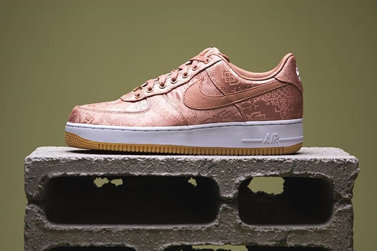 率先近賞 CLOT x Nike Air Force 1「Rose Gold Silk」實鞋及上腳圖輯