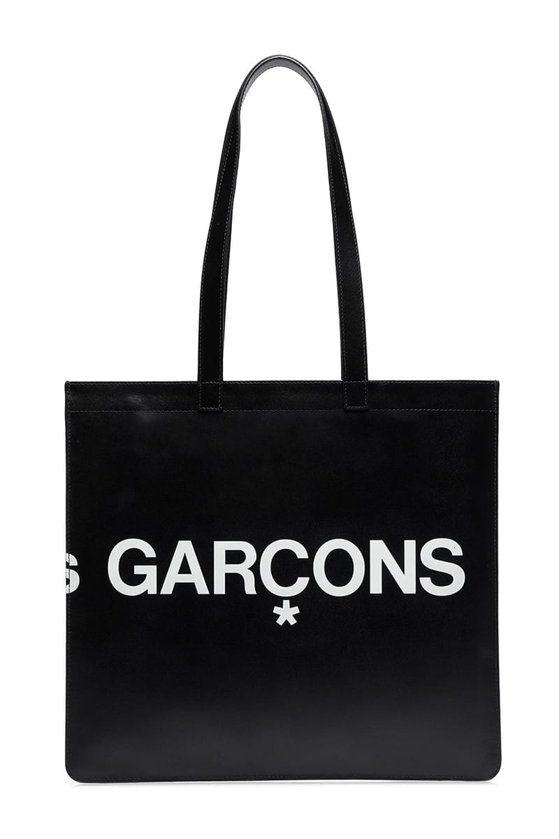 comme des garcons leather tote