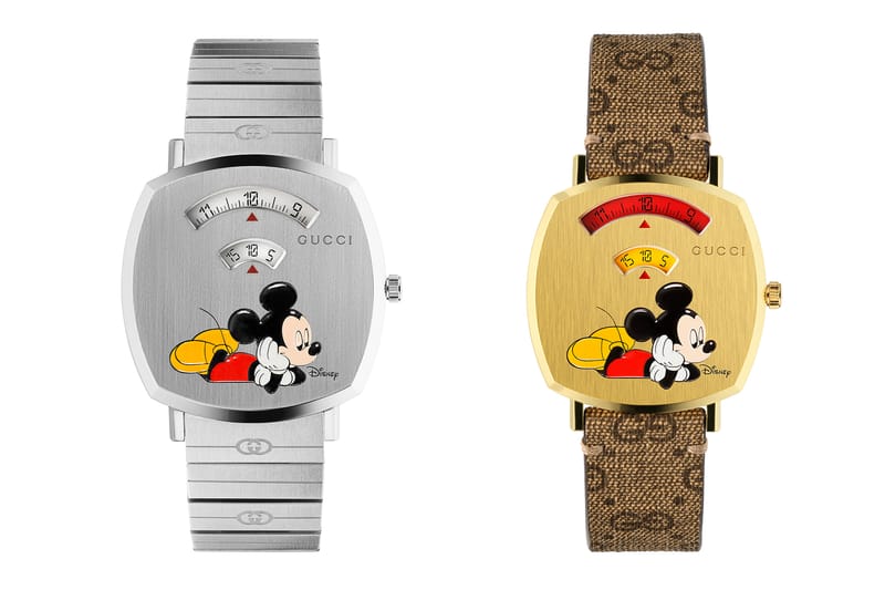 拜年必備！Gucci Grip 腕表推出別注版 Mickey Mouse 系列