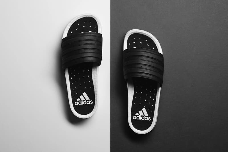 adidas 將 BOOST 技術移植到經典 adilette 拖鞋上