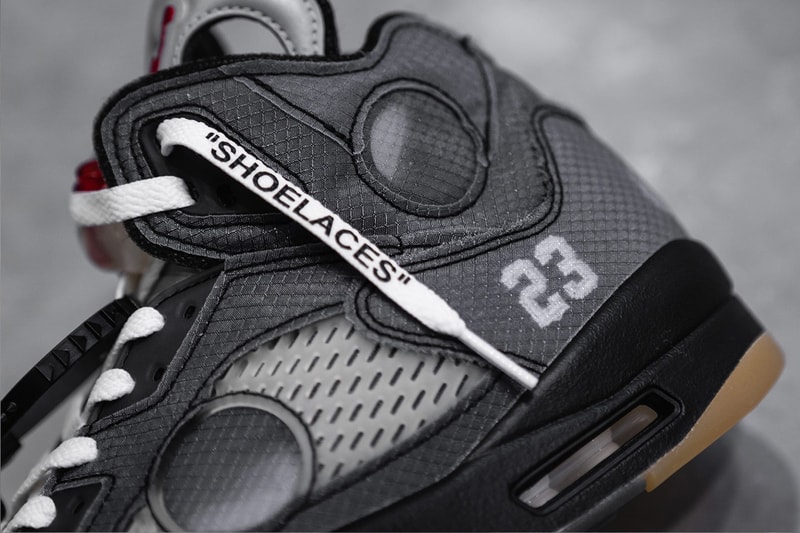 HYPEBEAST 率先近賞 Off-White™ x Air Jordan 5 全新聯乘鞋款