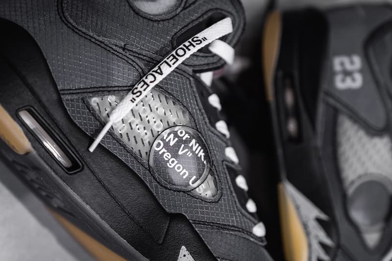 HYPEBEAST 率先近賞 Off-White™ x Air Jordan 5 全新聯乘鞋款