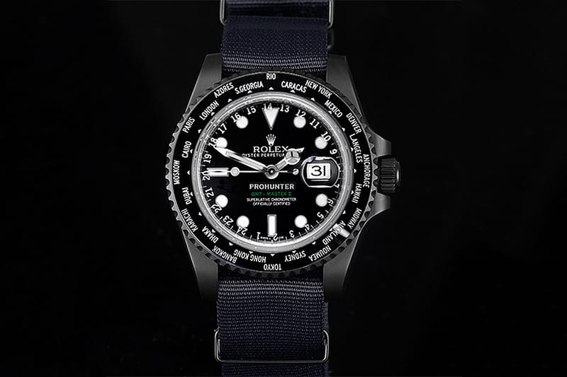 Pro Hunter 打造黑魂 Rolex World Time 時計