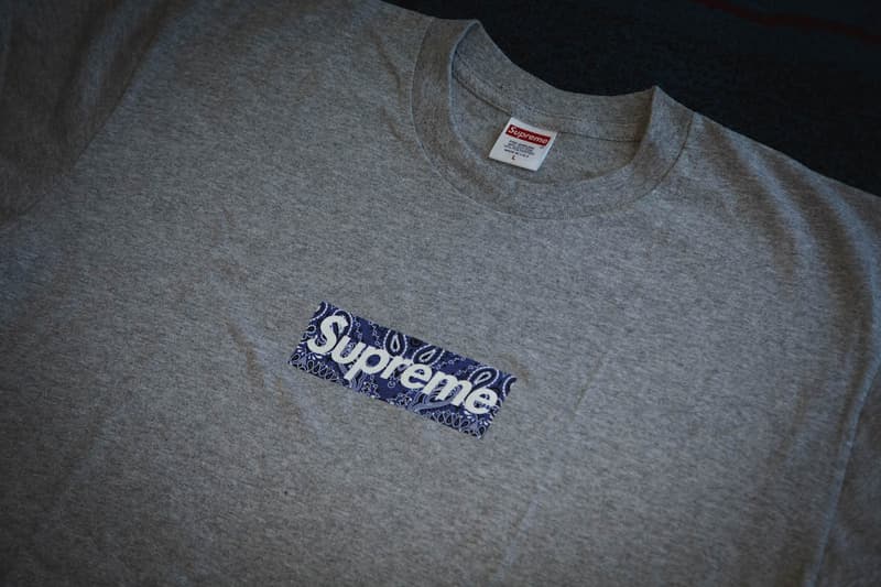 潮物喜迎春!HYPEBEAST 送出 Supreme Bandana Box Logo T-Shirt