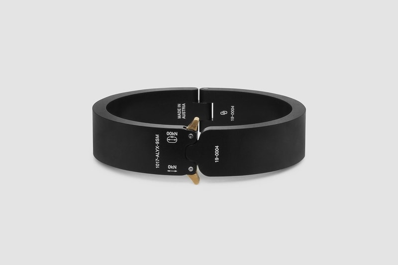 1017 ALYX 9SM 2020 春夏系列手環正式登場