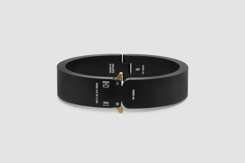 1017 ALYX 9SM 2020 春夏系列手環正式登場