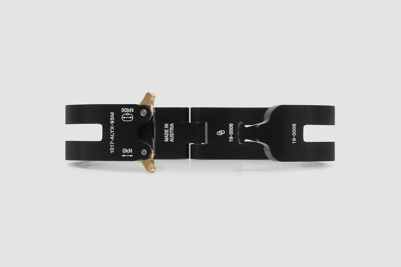 1017 ALYX 9SM 2020 春夏系列手環正式登場