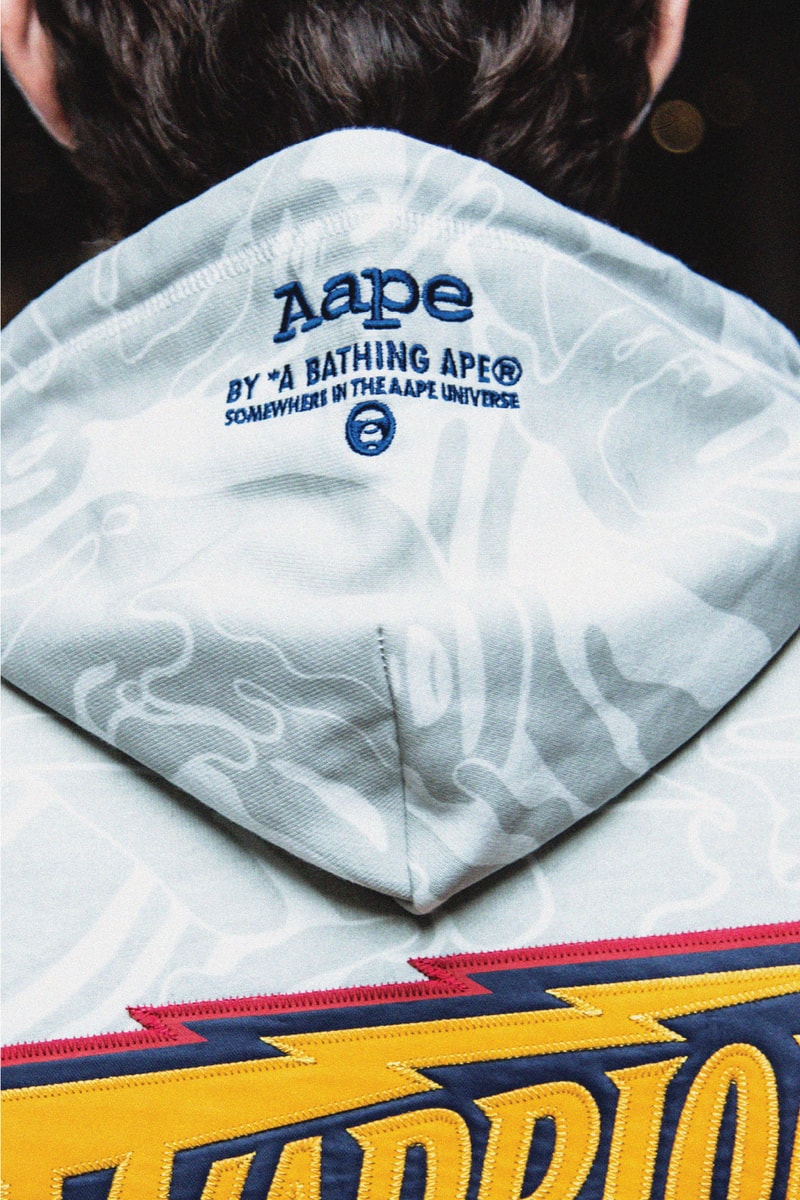 AAPE BY *A BATHING APE® 聯手 Mitchell & Ness 推出全新系列