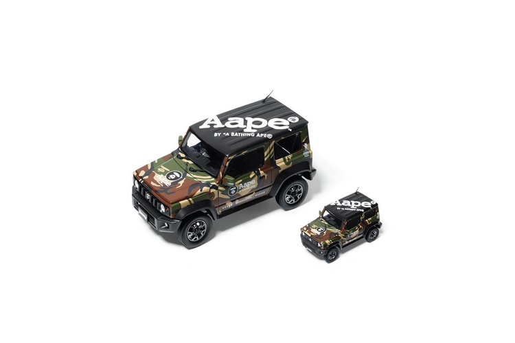 擺設一流-AAPE BY *A BATHING APE® x SUZUKI Jimny 模型車登場