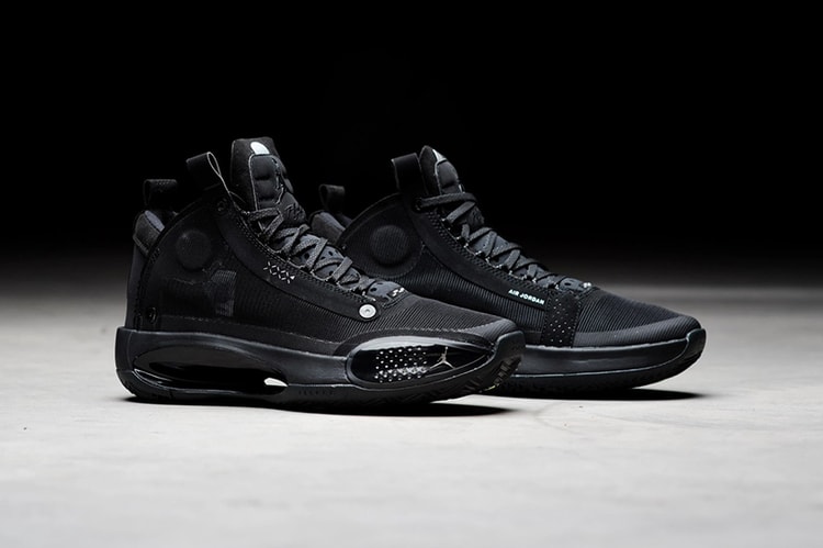 不敗之黑 − Air Jordan 34 全新「Black Cat」配色鞋款正式發佈