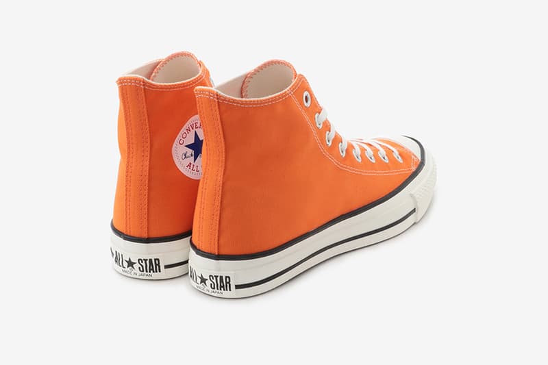 Converse 日本製 All Star 帶來全新鮮橙配色