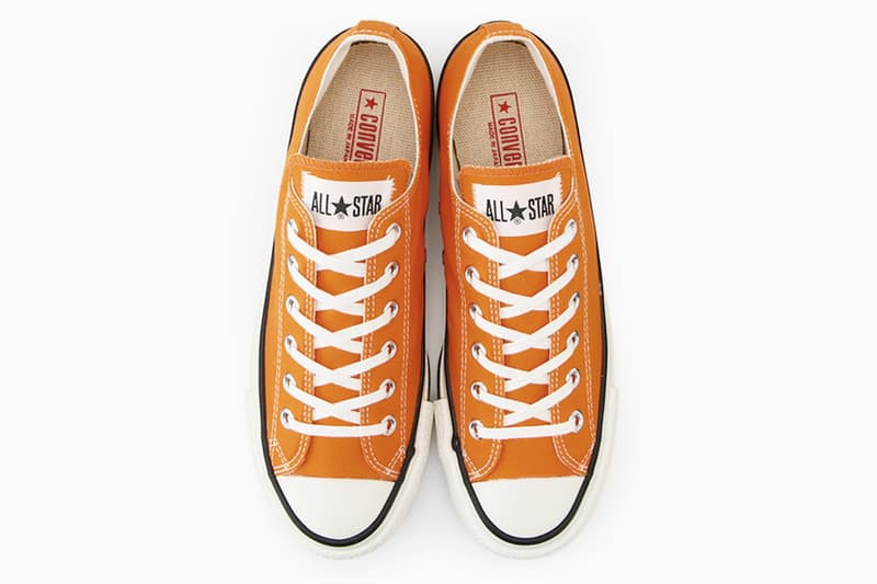 Converse 日本製 All Star 帶來全新鮮橙配色