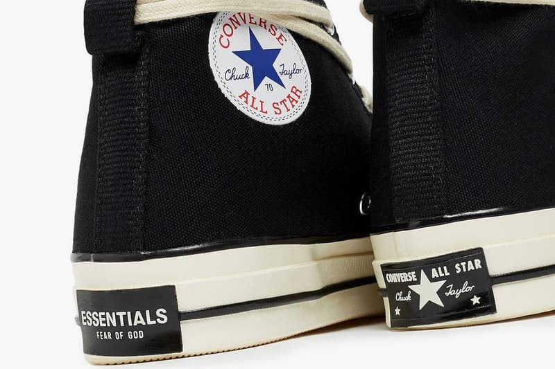 Fear of God Essentials x Converse 最新聯名鞋款 Chuck 70 發售日期公開