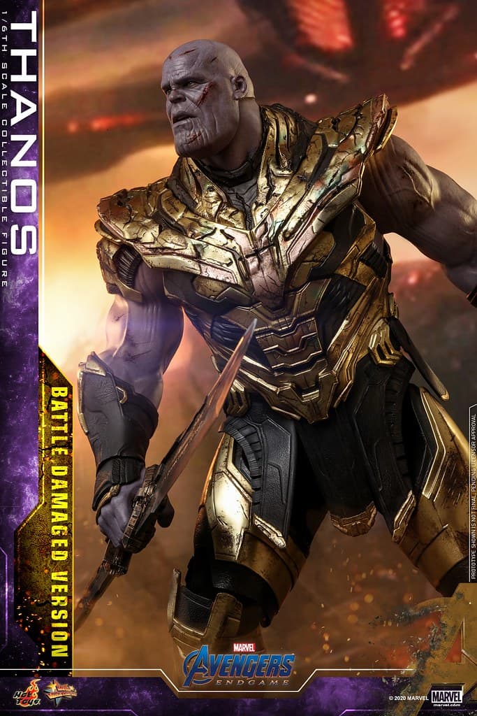 窮兇極惡!Hot Toys 推出全新 1:6 比例《Avengers:Endgame》Thanos 戰損版珍藏人偶