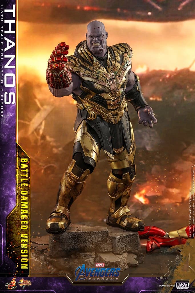 窮兇極惡!Hot Toys 推出全新 1:6 比例《Avengers:Endgame》Thanos 戰損版珍藏人偶