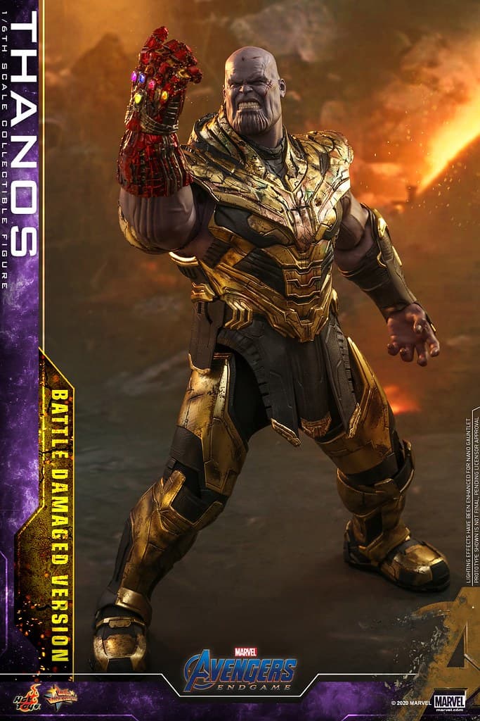 窮兇極惡!Hot Toys 推出全新 1:6 比例《Avengers:Endgame》Thanos 戰損版珍藏人偶