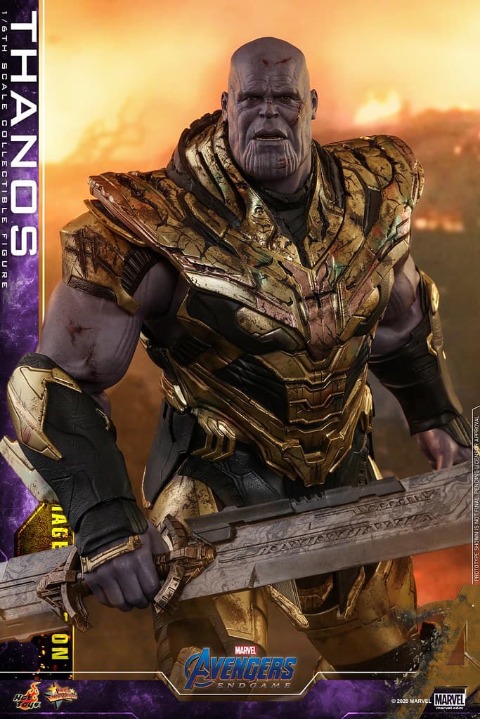 窮兇極惡！Hot Toys 推出全新 1:6 比例《Avengers：Endgame》Thanos 戰損版珍藏人偶